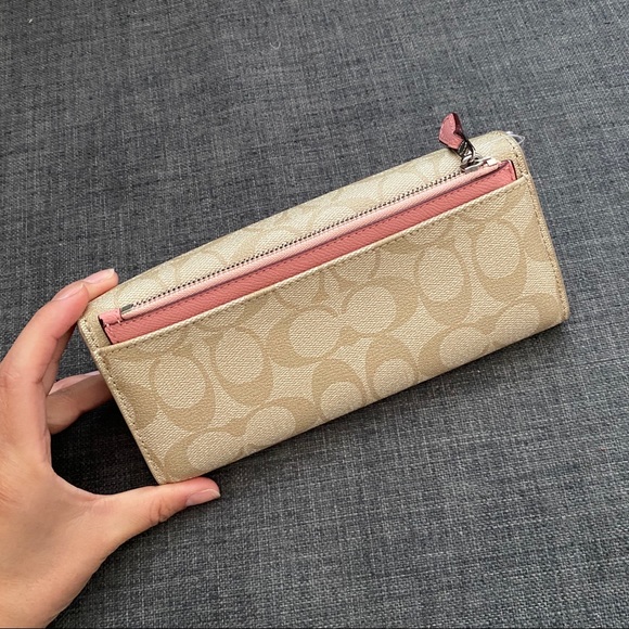 Coach wallet 2 in 1 NWT light khaki pink - Picture 6 of 16